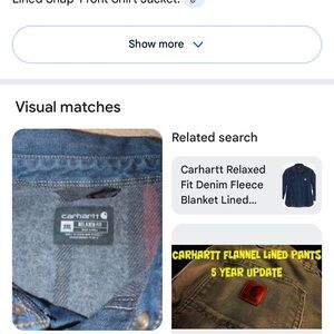 Carhartt Indigo Denim Shirt Jacket